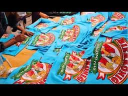 Massive Printing Floor, Garments Screen Printing Factory Tour!