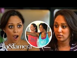 Tia Mowry Struggles to Keep Up During Her First Yoga Workout DVD | Tia & Tamera | E!