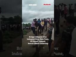 Bridge Collapses Over Indrayani River Near Pune, 20 Feared Trapped, Rescue Efforts Underway