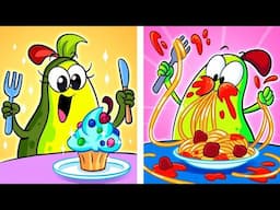 When Table Manners Go CRAZY 🤪🍴 Bad Habits You Can’t Unsee! Avocado Couple Live