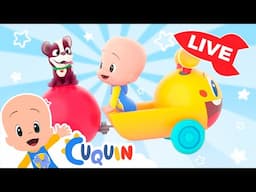 🔴 LIVE 🔴 Learn colors, numbers and shapes with Cuquín | Educational videos for kids