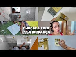 REFORMEI O MEU BANHEIRO | O RESULTADO FICOU DE MILHÕES | AGORA TÔ EM PAZ