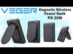 VEGER Magnetic Wireless Power Bank PD 20W - REVIEW