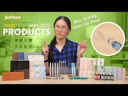 NEW Stationery from May 2025 at JetPens! | New Sparkly Glass Dip Pens & Snoopy Gel Pens!  ✨🖊️