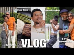 Vlog : I hope I don’t regret this , Fathers Day cooked for my ex, family cookout , shopping