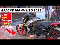2025 Apache 160 4V 🔥 SmartXConnect, USD Forks & Pure Power