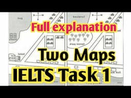 ielts writing Task 1 Academic  | ielts task1 maps  | How to write ielts maps /diagram ACADEMIC