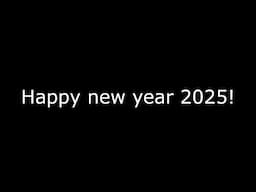 Happy new year 2025!