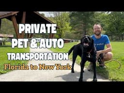 Private Pet & Auto Transportation for Snowbirds! | Florida to New York Vlog