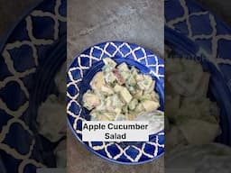 Apple Cucumber Salad | #cucumbersalad #aarumskitchen #healthyfood