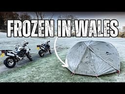 Motorcycle Camping on the Edge - This is Snowdonia!