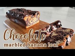 Chocolate Marbled Banana Loaf Recipe – Easy, Moist & Delicious!
