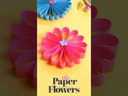 Make Beautiful DIY Paper Flowers Like a Pro #papercrafts #paperflower #craftideas