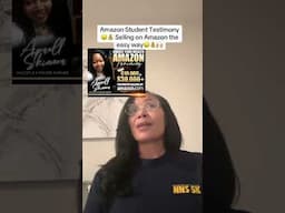 AMAZON STUDENT TESTIMONY💰SELLING ON AMAZON THE EASY WAY #amazon #amazonbusiness #makemoneyonline