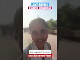 Conversation with Russian girl || Easy way to learn English #shortsfeed