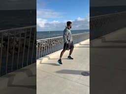 Workout on St. Kilda Beach 🇦🇺 | Ankit Baiyanpuria