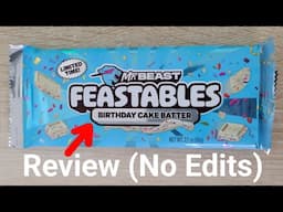 NEW Mr Beast Feastables Birthday Cake Batter Review