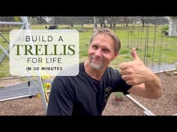 How to Build Strong Garden Trellis Quickly
