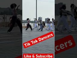 Amazing Free style Dancers in the city Riverfront in Detroit USA #tiktok #kpop #dancers
