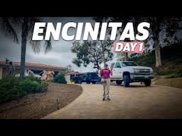 Encinitas Day 1 (of TEN!!) - Complete Home Succulent Landscape Installation