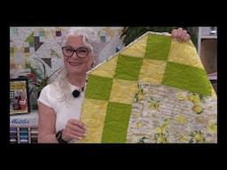Lemon Quilted Table Topper