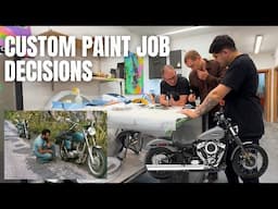 Paint Decisions for the Custom Harley Davidson Street Bob Build