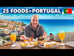 25 FOODS From PORTUGAL You Must Try - From Porto to Lisbon and Guimaraes 🇵🇹