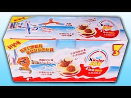 3 ASMR Old Surprises 2012 Kinder Joy Box from China Exclusive