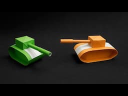 How to Make an Awesome Paper Tank – Easy Step by Step Tutorial!
