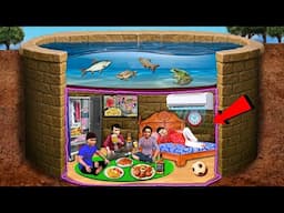 Under Well Secret House Build Luxury House Village Hindi Kahaniya Hindi Stories Hindi Moral Stories
