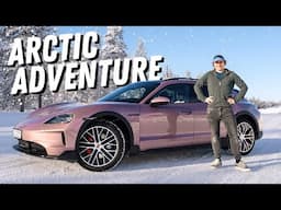 Arctic Porsche Taycan & Macan EV Road Trip To The Northernmost DC Fast Charger In The World!
