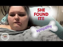 AMBERLYNN REID has a Heart Scare ** Reaction**