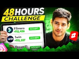 I Tried YouTube Sponsorship Challenge For 48 Hours (Follow My Formula 🤑)