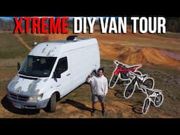 The Sketchiest DIY Camper Van You've Ever Seen (Van Tour)
