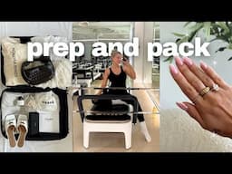 Travel Vlog | prepping and packing for a last minute euro trip 🧳✈️