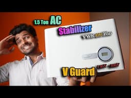 Voltage Stabilizer for ac 1.5 ton | V-Guard New VWR 400 Plus(130V-300V)  | UNBOXING & Review ||