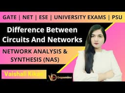 NAS L 36 | Solved Problem on Voltage Division and Equivalent Resistance | Network Analysis |GATE NET