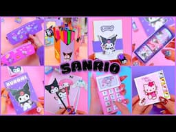 30 DIY - IDEIAS DE MATERIAIS ESCOLARES SANRIO – SUPER FOFAS E FÁCEIS