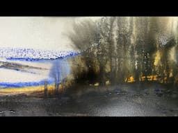 Abstract Watercolour Landscape