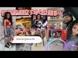 SUMMER DIARIES 003. 🌸🫧| SUMMER JUST BEGUN!! photoshoot, shopping, friend date || Ra’Mariah Alexia