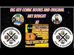 Buying Big Comic Book Keys and Original Art at the Little Giant Old School Comic Show