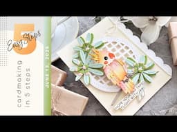 CARDMAKING IN 5 EASY STEPS | Spellbinders Cheerful Chirps Collection | June 13, 2025