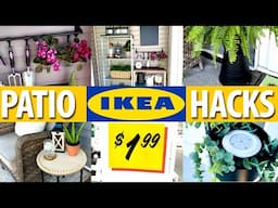 *15* IKEA HACKS for your outdoor patio… quick and easy