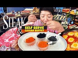 $125 All You Can Eat BEEF WELLINGTON + STEAK + Self Serve CAVIAR BAR Luxury Brunch!