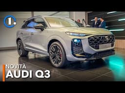 Audi Q3 (2025) 🇩🇪 Il SUV è tutto nuovo! Benzina, DIESEL e ibrida da 42.500 euro