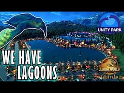 Meg, Dunkleosteus, Archelon and More in a 3-Biome Lagoon Section at Unity Park - BIGGEST JWE2 COLLAB