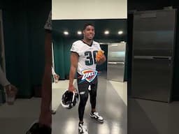 The Philadelphia Eagles answer who they think will win the NBA Finals #shorts