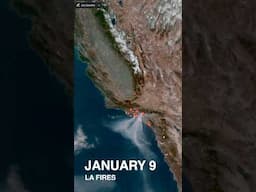Timelapse of #satelliteimagery over Los Angeles between January 9, 10 and 11. #losangeles