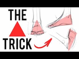 Drawing Feet with Simple Shapes