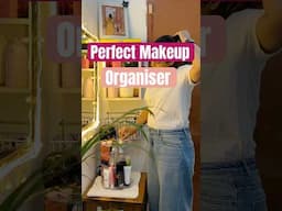 PERFECT ORGANISER#homeorganiser #makeuporganiser #organisation #spacesaving #dressing#timesavingtips